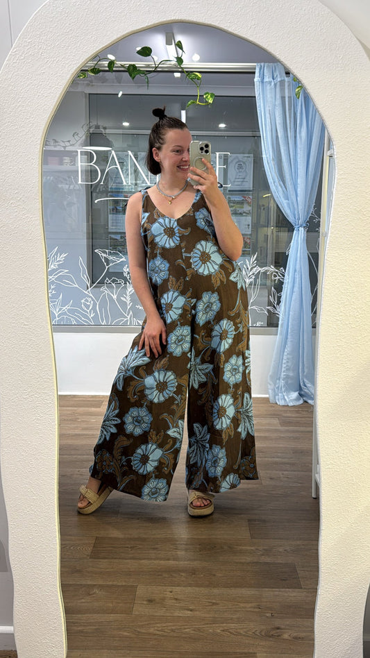 NEW - Talisman - Temple Jumpsuit - Chocolate Ibiza