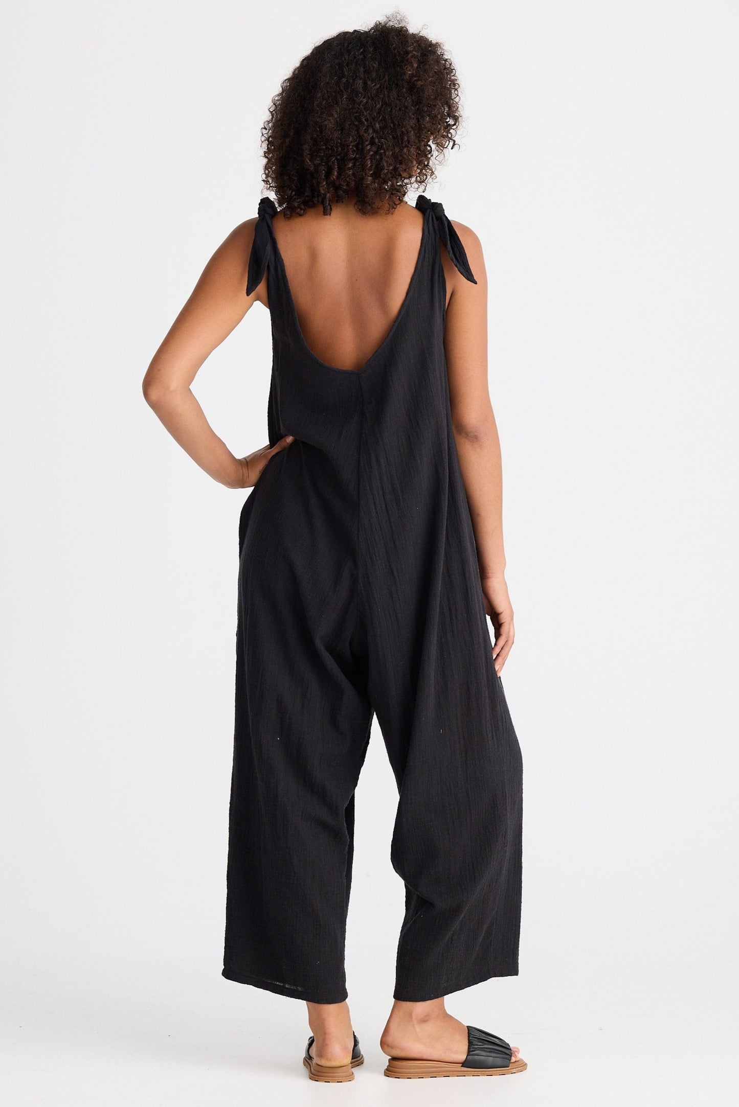 The Shanty Corporation - Sardinia Jumpsuit - Black