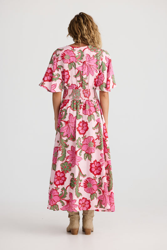 Talisman - Harlow Dress - Pink Ibiza