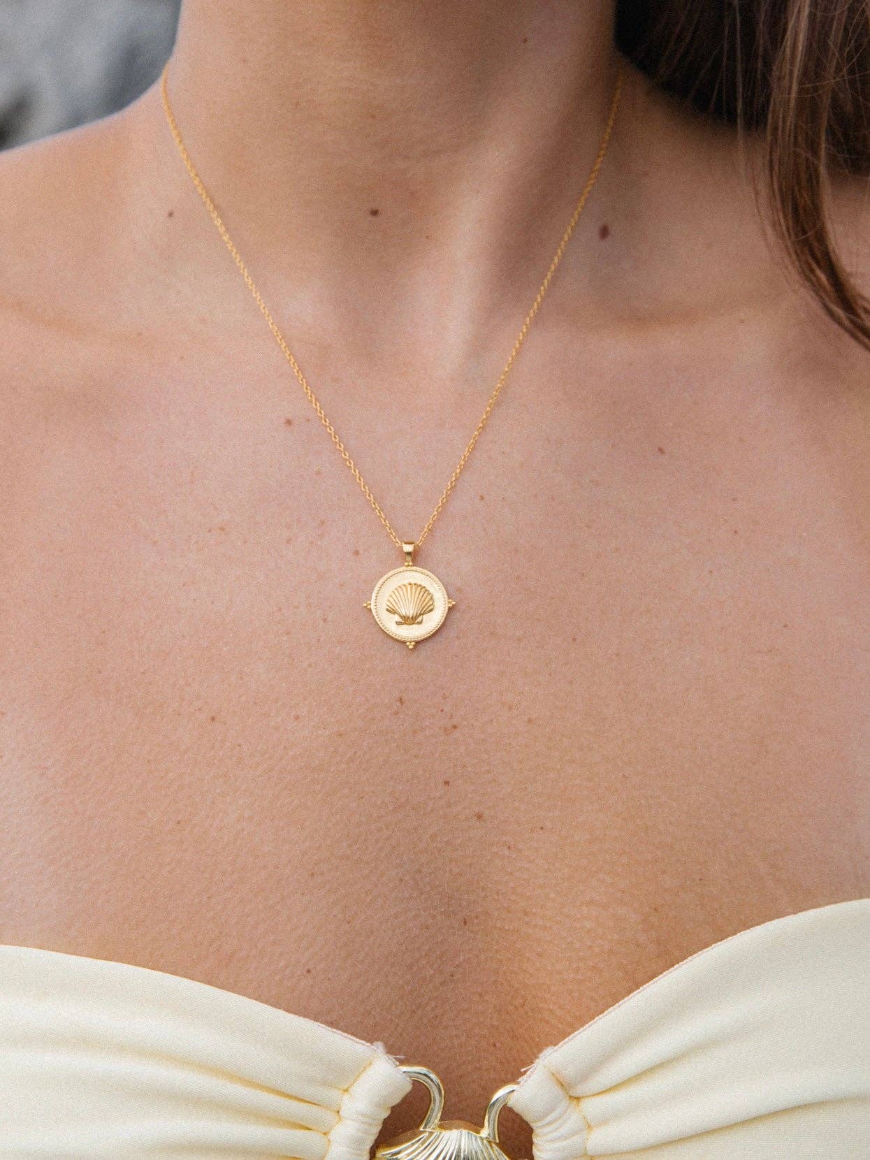 Malakai the label - Isola Sea Necklace in 18k Gold Vermeil