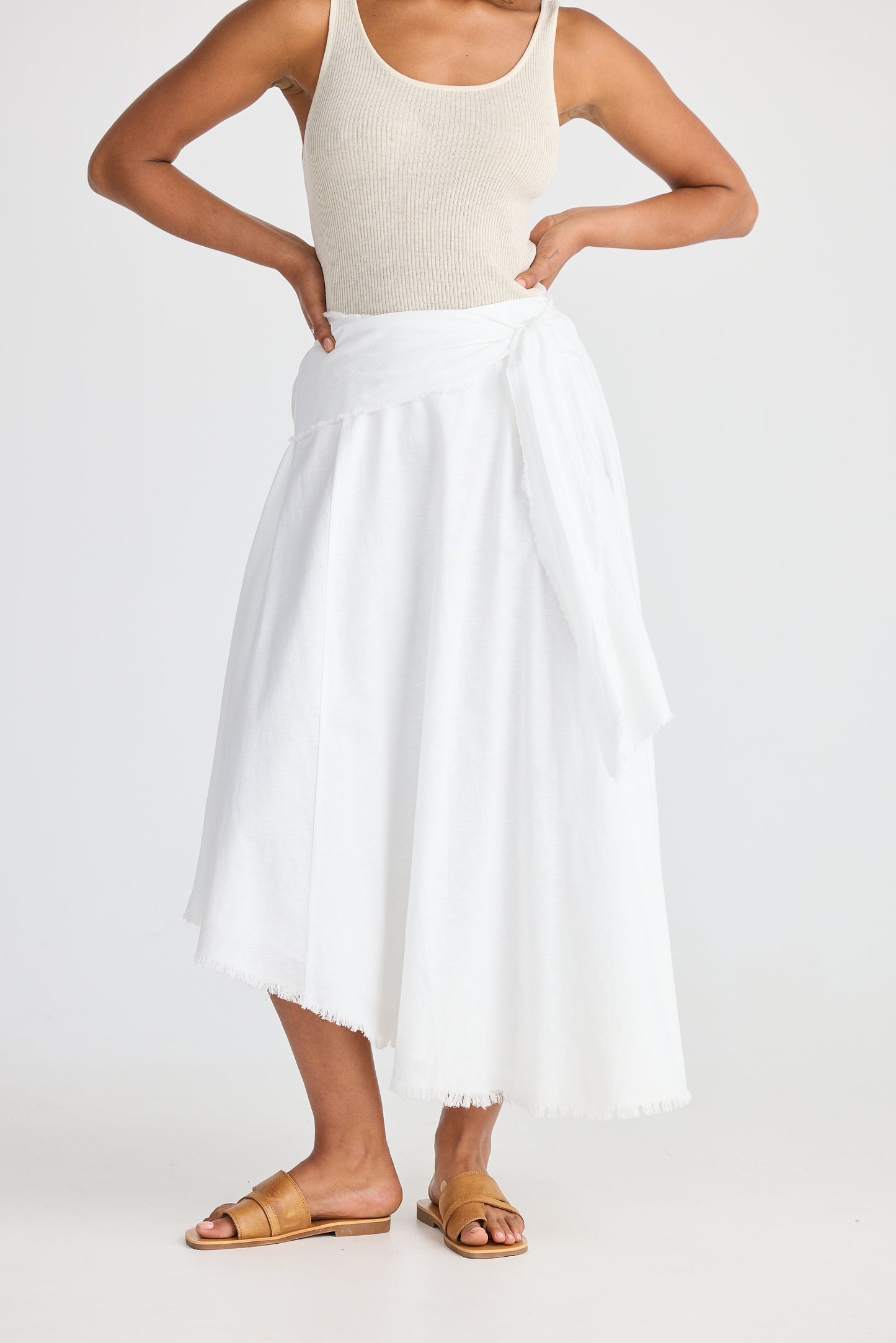 The Shanty Corporation -The Edit Skirt - White