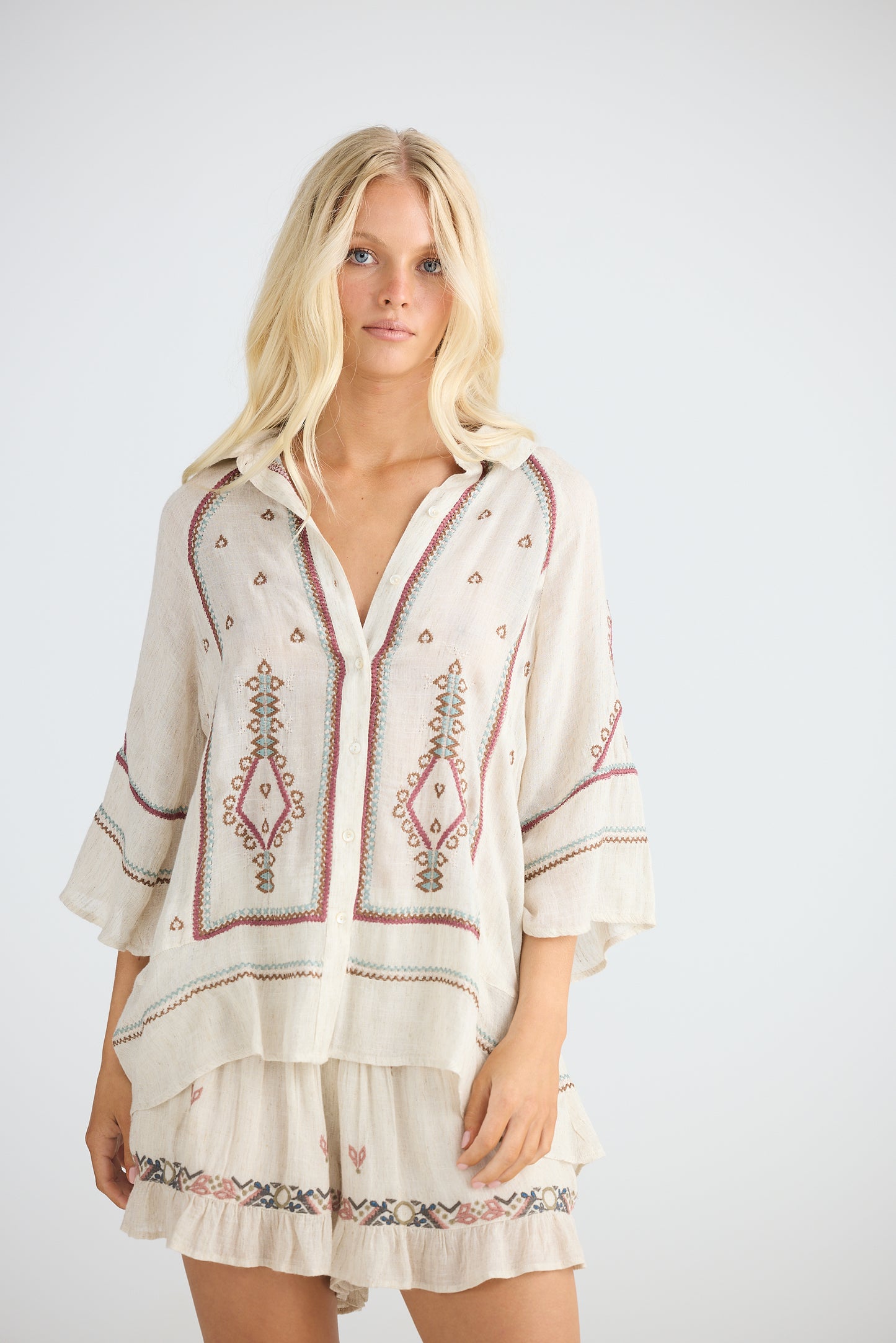Talisman - Ithika Shirt - Light Natural