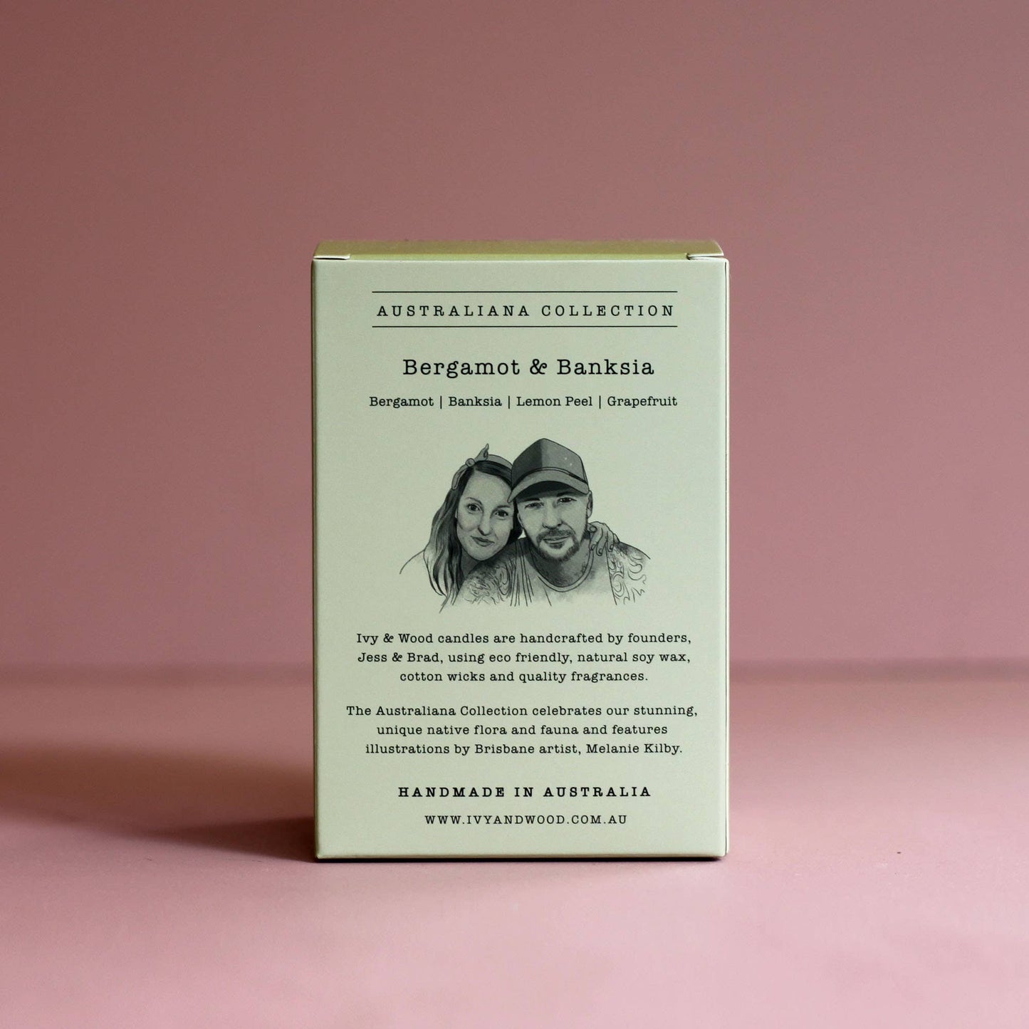 Ivy and wood - Australiana: Bergamot & Banksia Soy Candle