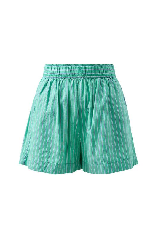 Ceres Life - Mila Short - Zesty Green Triple Stripe