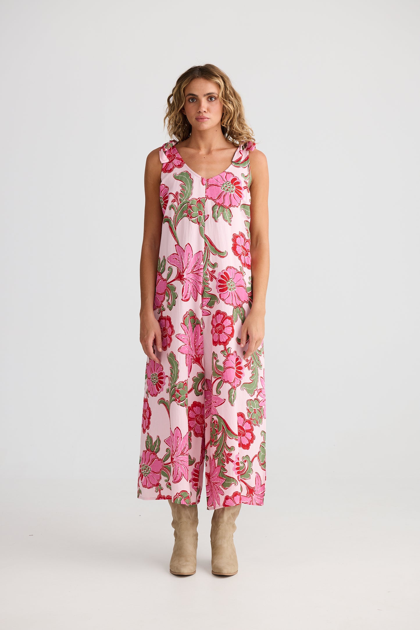Talisman - Temple Jumpsuit - Pink Ibiza