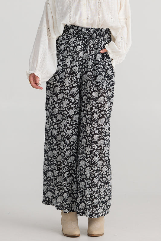 60% OFF - Talisman - Freedom Pant Wide Leg - Black Moon River