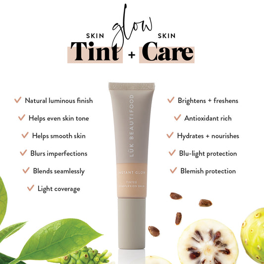 Lük Beautifood - Instant Glow Skin Tint - Nude 6 - Tan 30mls