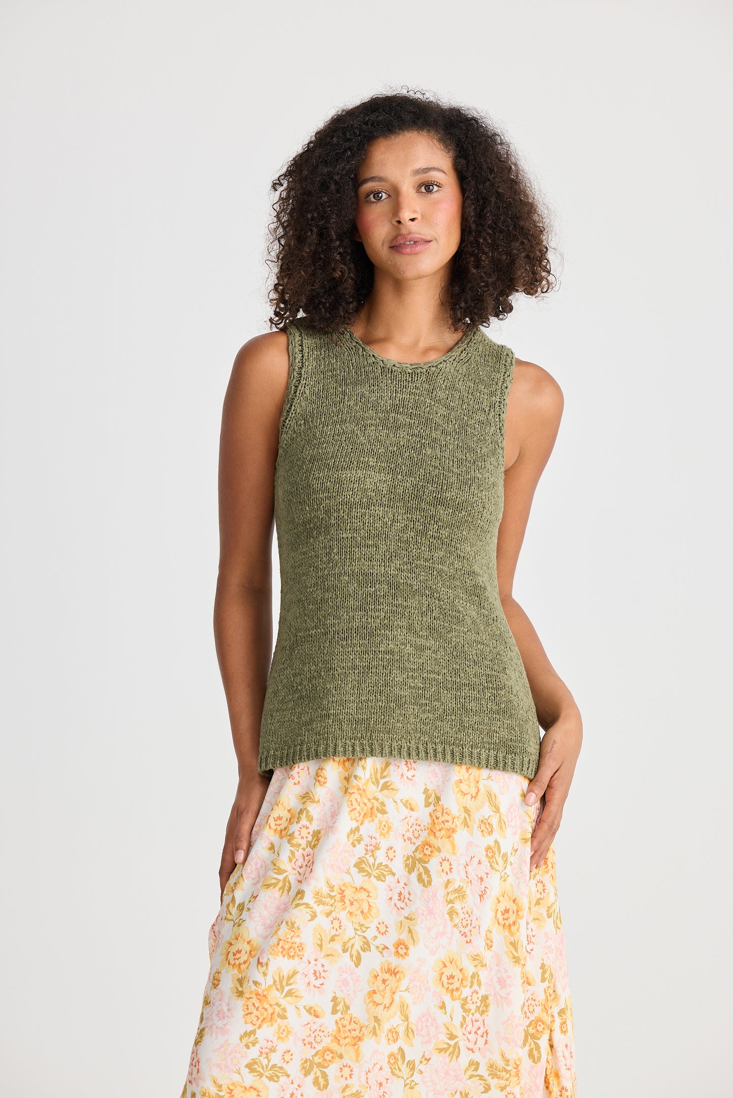 The Shanty Corporation -- Saffron Knit Tank