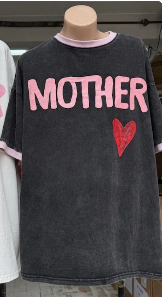 NEW IN By Frankie - Black Tee Shirt - MOTHER (Pre-order)