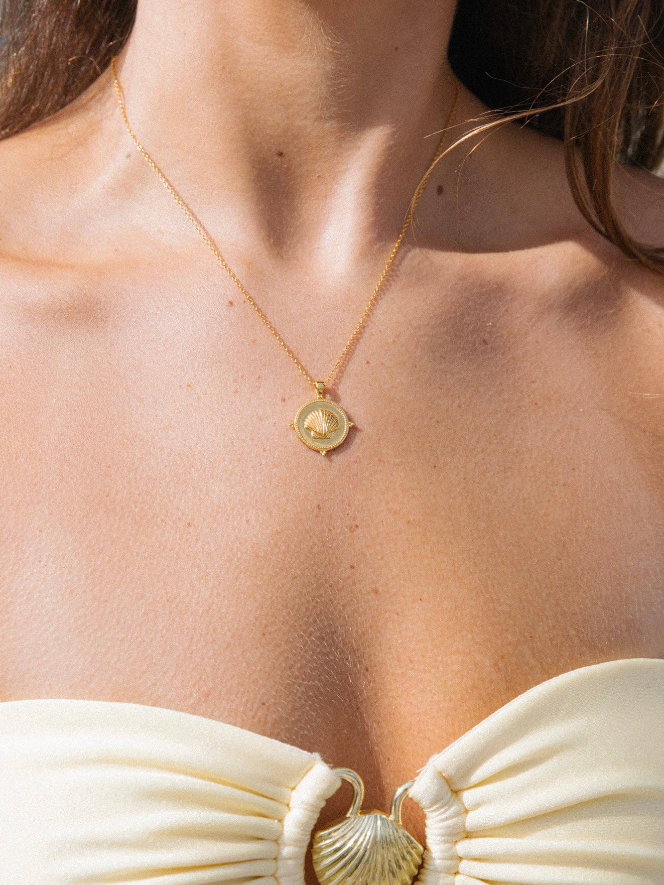 Malakai the label - Isola Sea Necklace in 18k Gold Vermeil