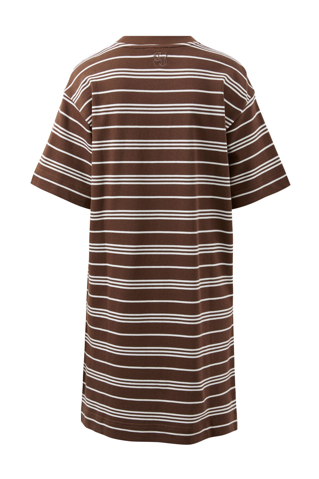 Ceres Life - Cleo Mini Terry Dress - Chocolate White Stripe