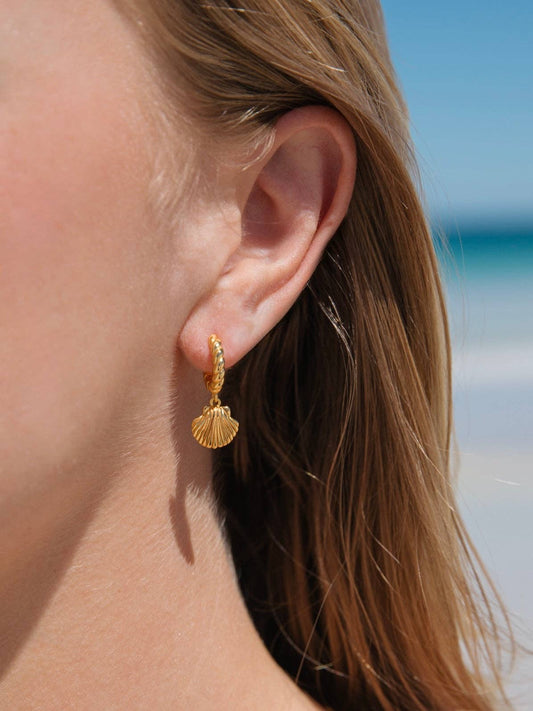 Malakai the label - Lahana Hoops in 18k Gold Vermeil