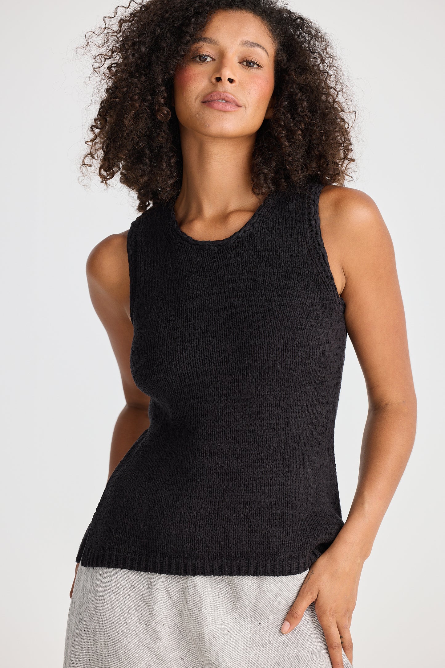 The Shanty Corporation -- Saffron Knit Tank