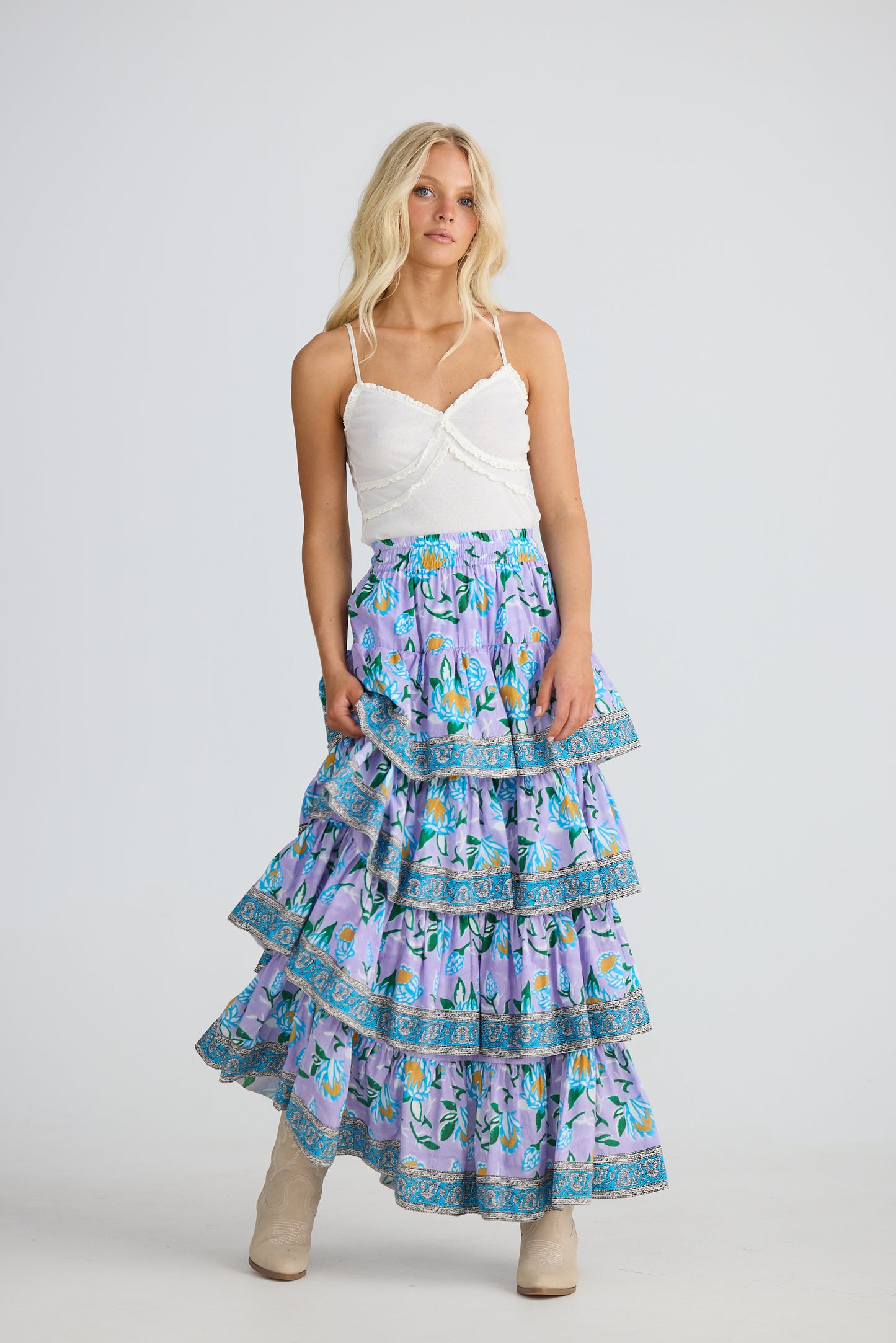 Talisman - Silvana Skirt - Lilac Lotus