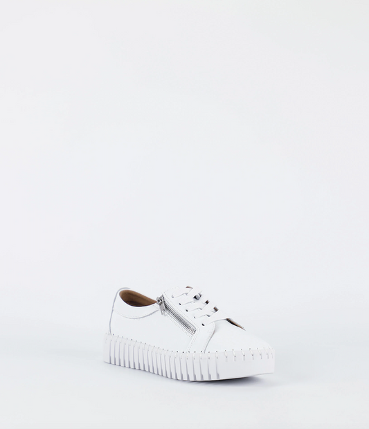 Bay Lane - Medusa White Sneakers
