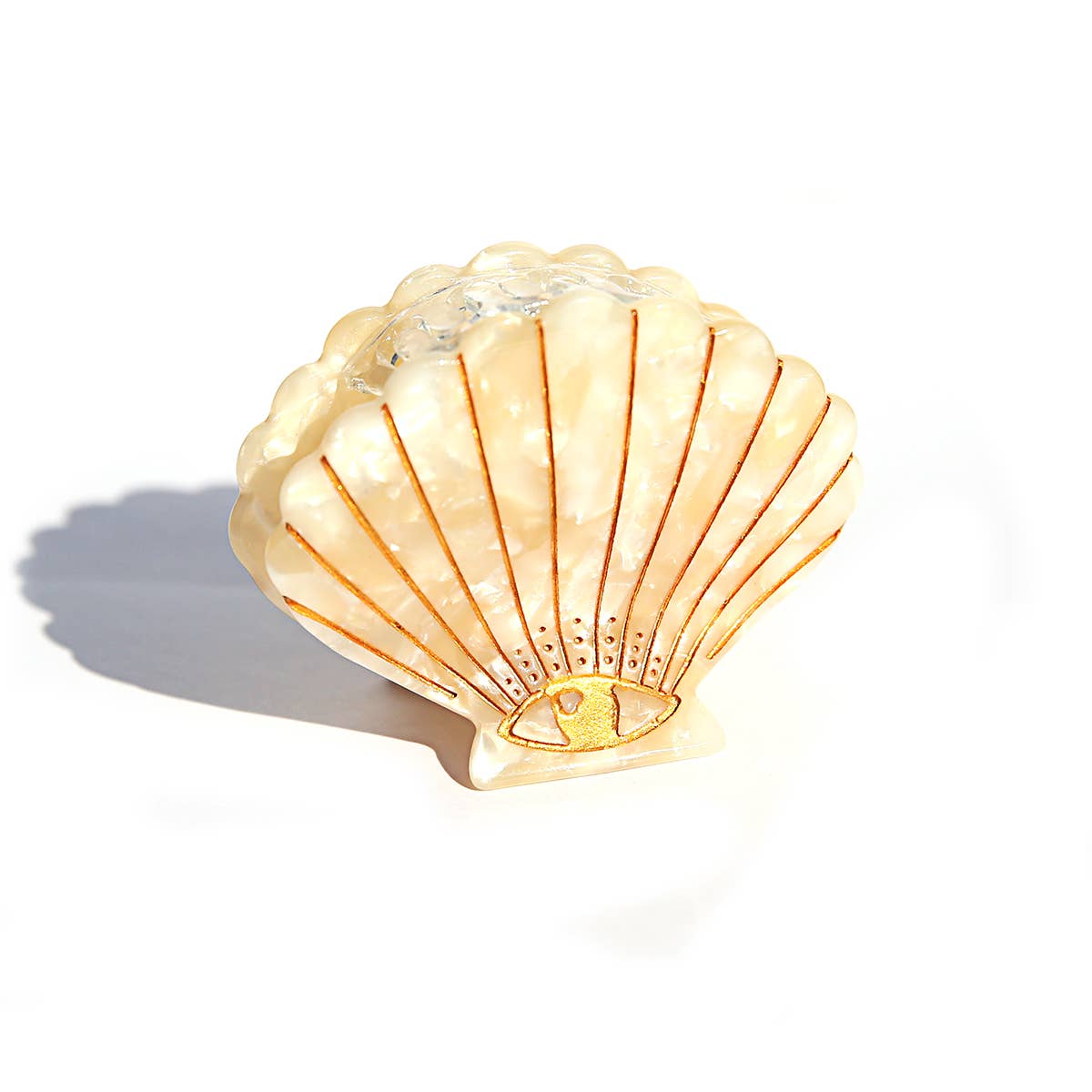 Kingston Jewellery -Creamy Shell Clip
