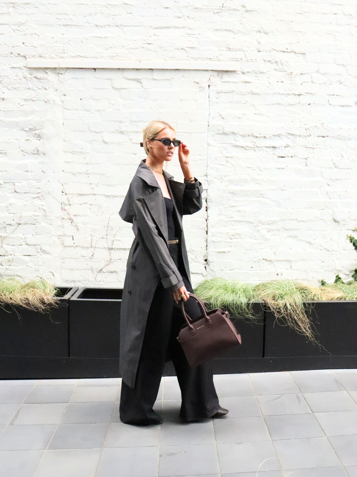 NEW IN Clemence Medium Tote Bag in Brown