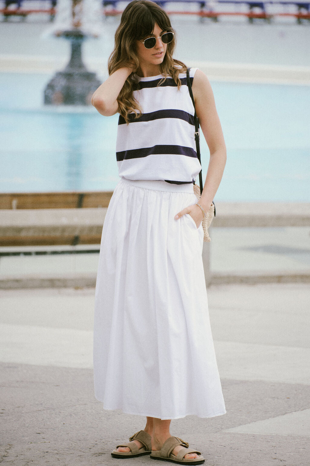 Ceres Life - Florence Maxi Skirt - White