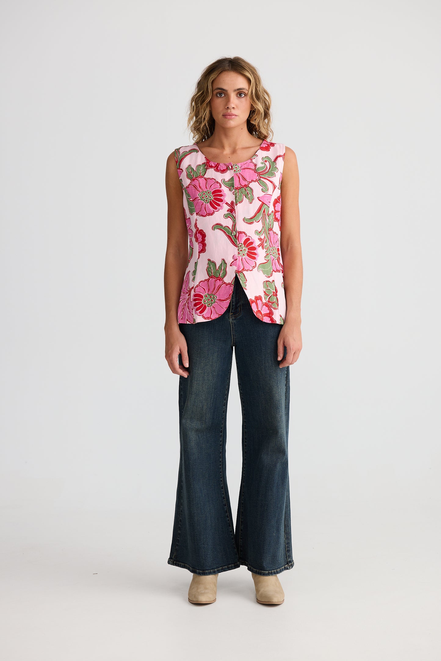 Talisman - Chester Waistcoat - Pink Ibiza