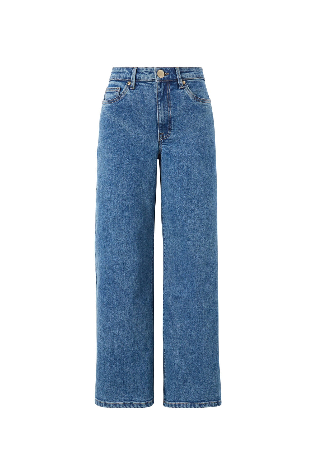 Ceres Life - Evie Wide Leg Jean - Fresh Indigo