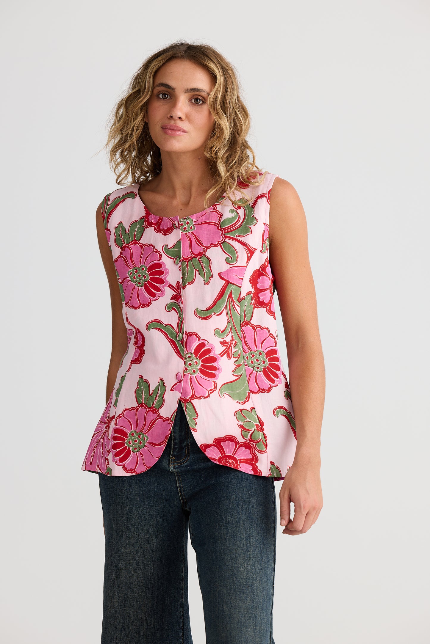 Talisman - Chester Waistcoat - Pink Ibiza