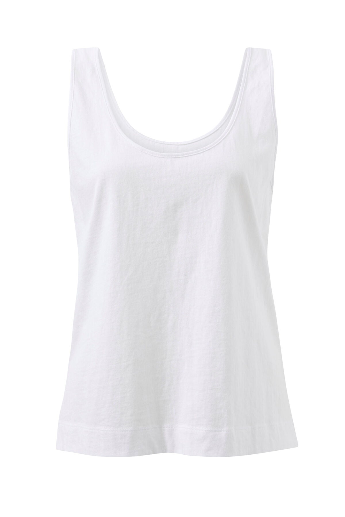 Ceres Life - Bloom Slouchy Scoop Tank - White