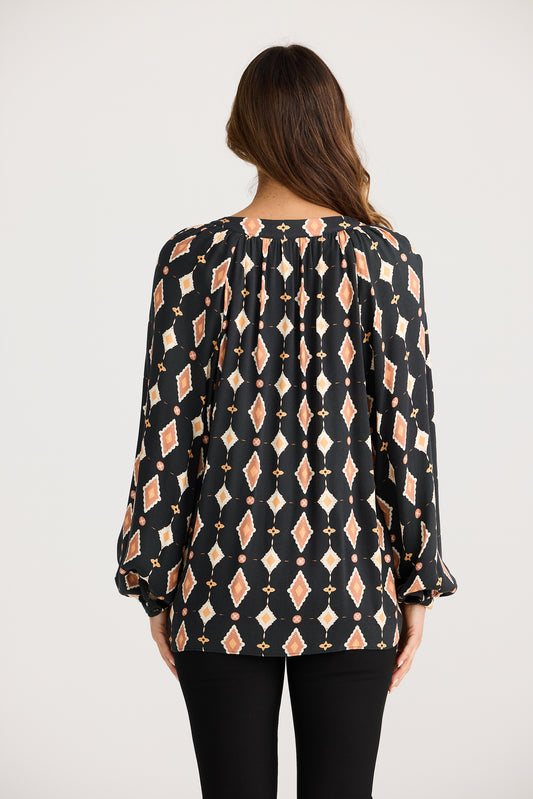 SALE - Brave and True - Diego Top - Casablanca Tile