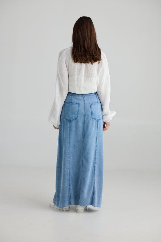 SALE - Carly Skirt - Blue Wash