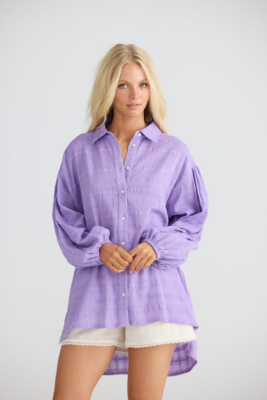 Talisman - Leilani Shirt - Lilac Breeze