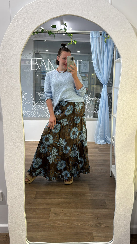 NEW IN - Humidity Lifestyle - Sofia Sweater - Powder Blue