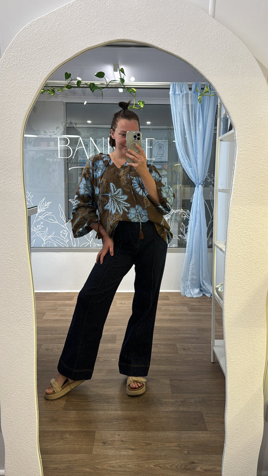 NEW IN - Humidity Lifestyle - Escapade Jean - Dark Blue