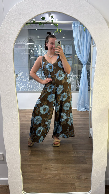 NEW - Talisman - Temple Jumpsuit - Chocolate Ibiza