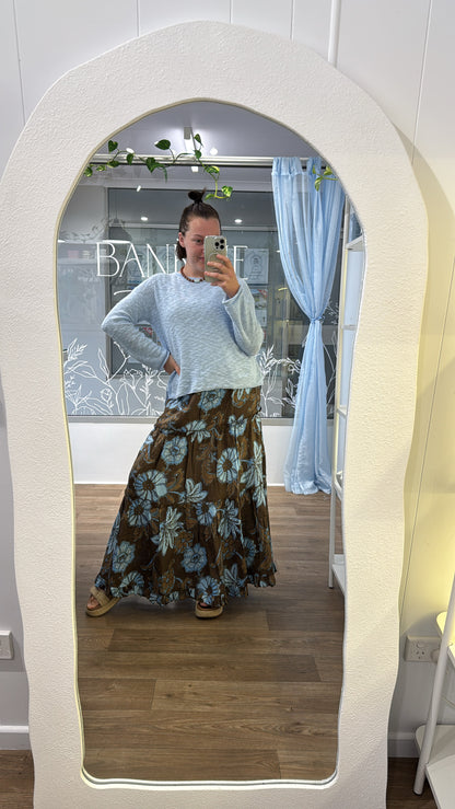 NEW IN - Humidity Lifestyle - Sofia Sweater - Powder Blue