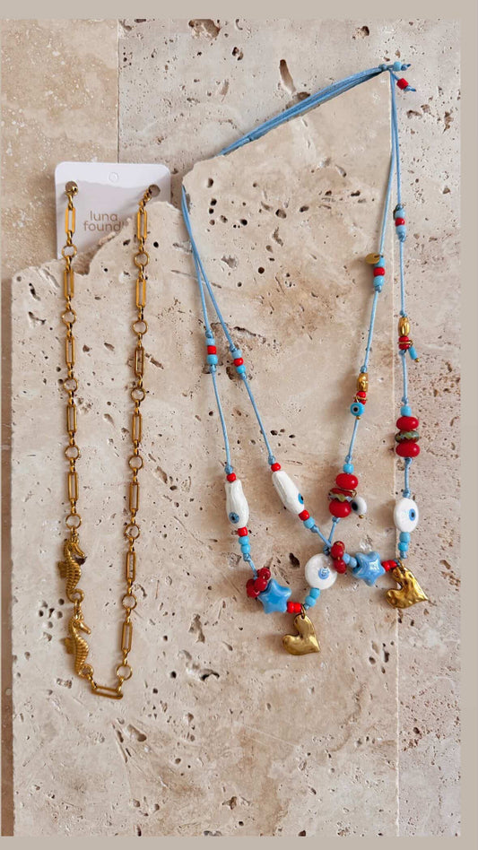 JUST LANDED Luna Foundling - Unserious Cord Euro Summer - Necklace