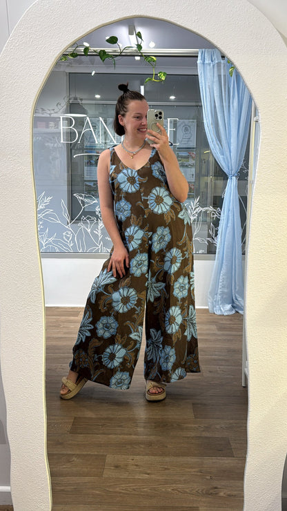 NEW - Talisman - Temple Jumpsuit - Chocolate Ibiza