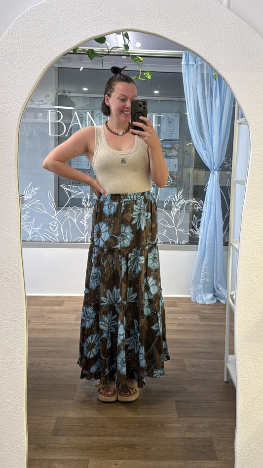 NEW - Talisman - Mantra Skirt - Chocolate Ibiza