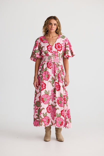Talisman - Harlow Dress - Pink Ibiza