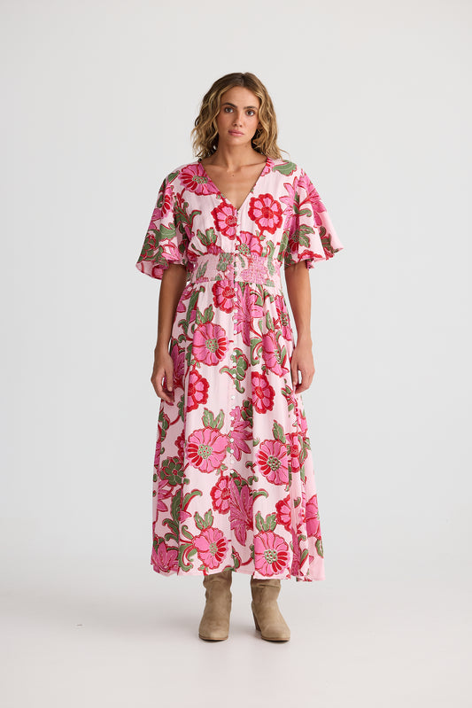 Talisman - Harlow Dress - Pink Ibiza