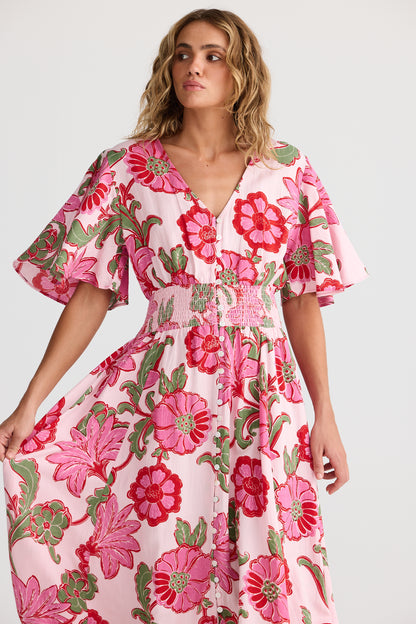 Talisman - Harlow Dress - Pink Ibiza