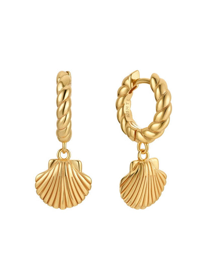 Malakai the label - Lahana Hoops in 18k Gold Vermeil