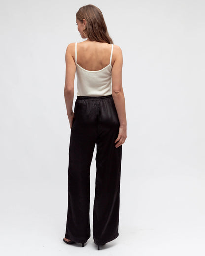 NEW IN Paper Heart - Sally Satin Pants - Black