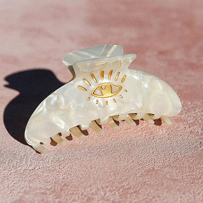 Kingston Jewellery - Hair Claw Creamy