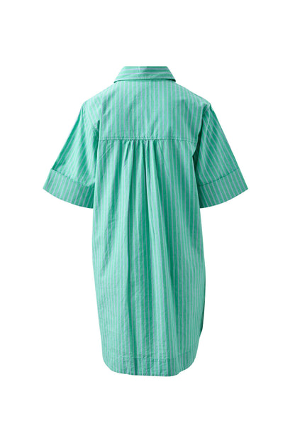 Ceres Life - Sara Mini Shirt Dress - Zesty Triple Stripe