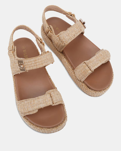 Wildfire Shoes - Bruges - Natural Raffia