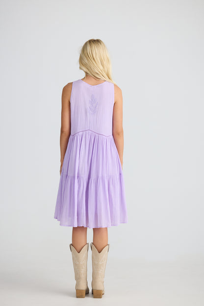Talisman - Athena Dress - Lilac Breeze