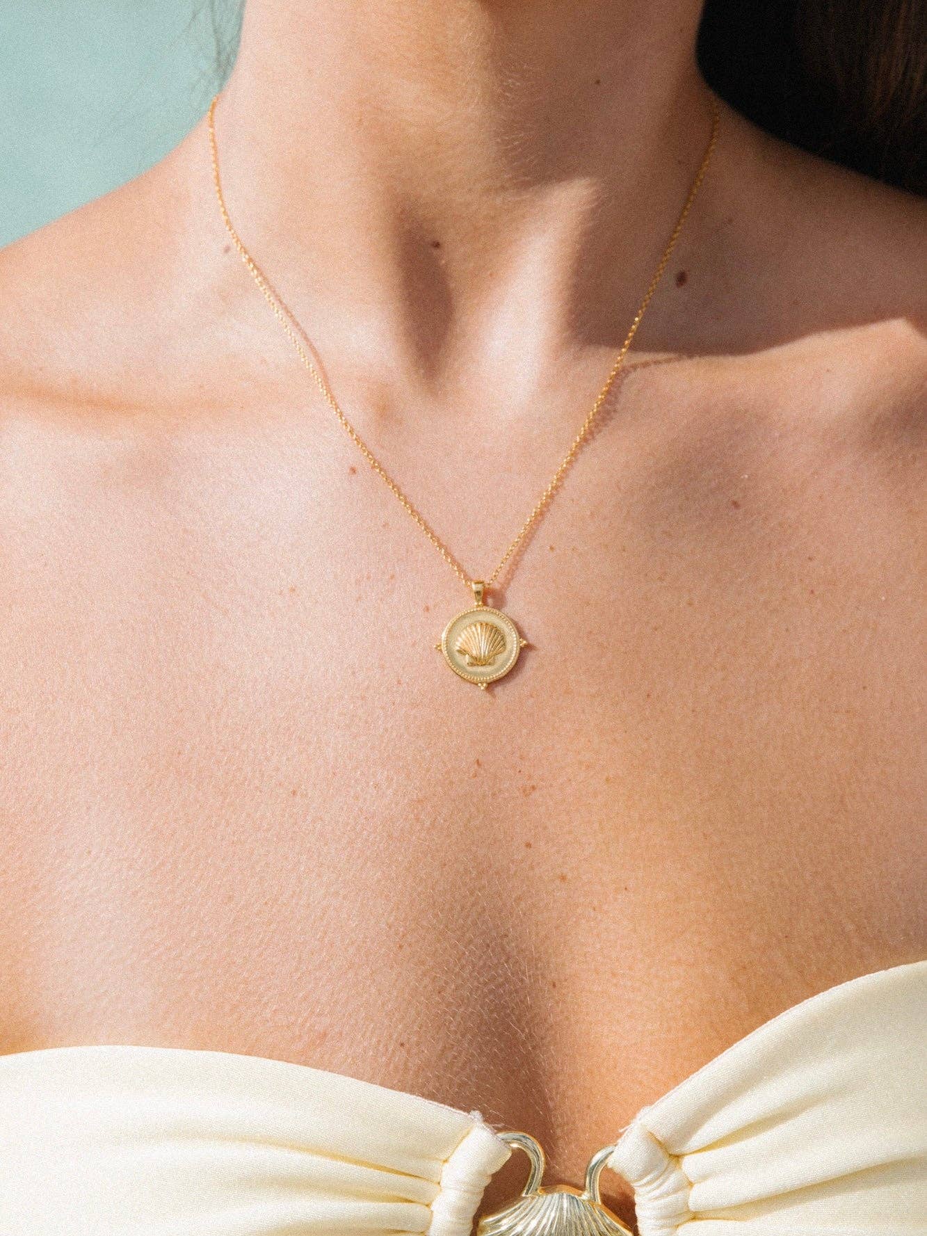 Malakai the label - Isola Sea Necklace in 18k Gold Vermeil