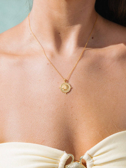 Malakai the label - Isola Sea Necklace in 18k Gold Vermeil