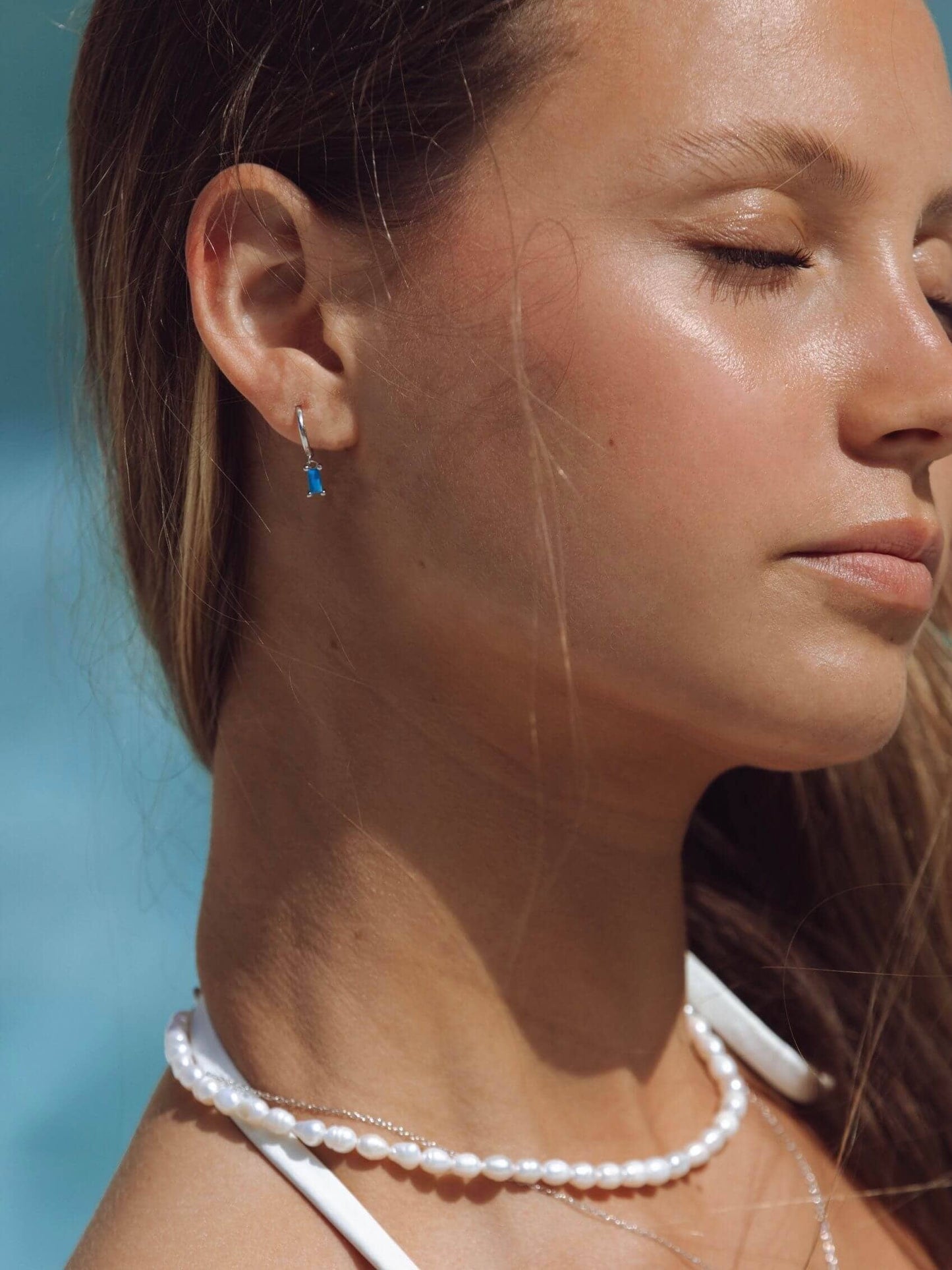 Malakai the label - Oceana Hoops in Sterling Silver