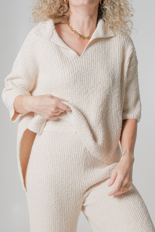 Amira Collective - Rina Honey Butter Cream Jumper