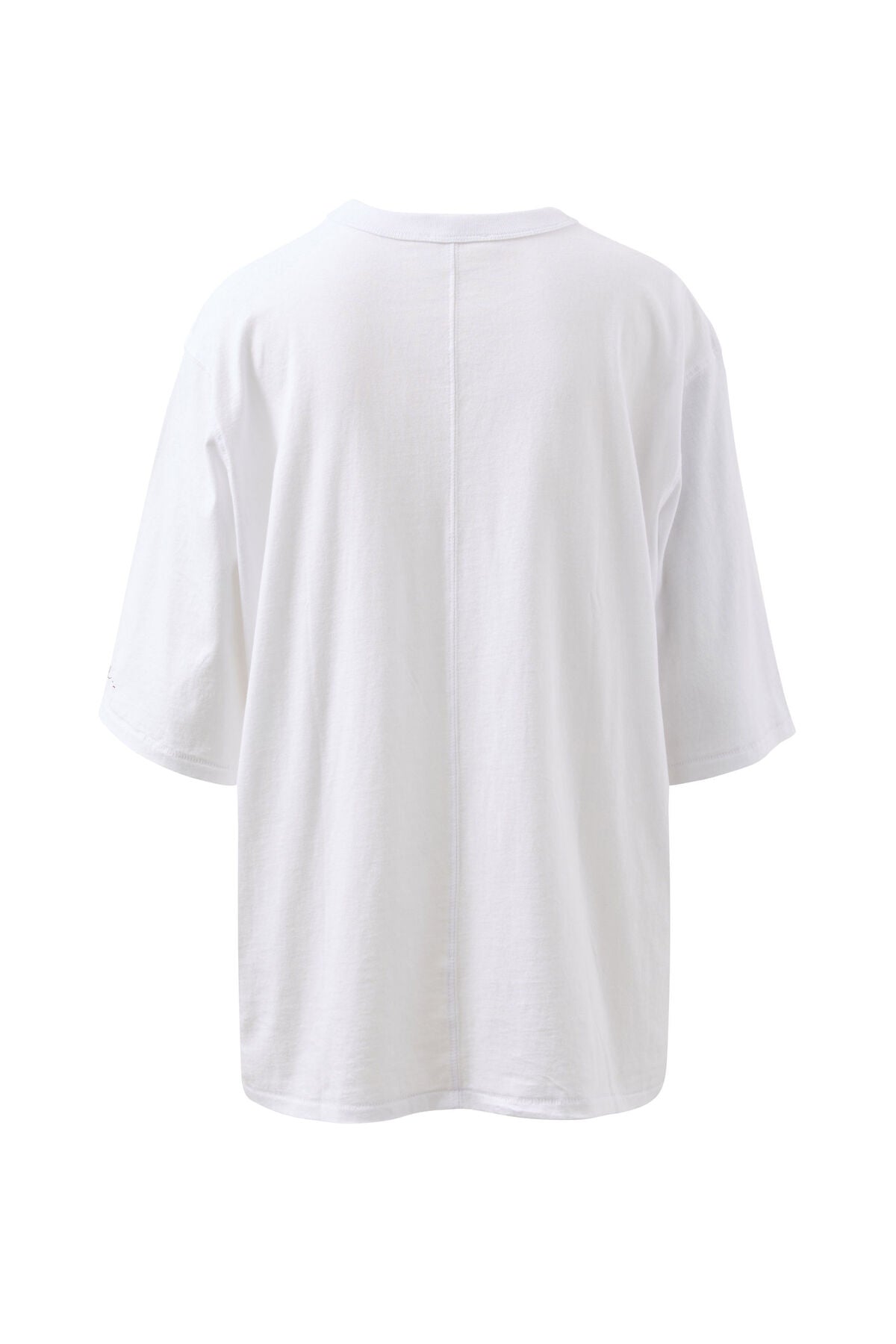 Ceres Life - Liv Oversized Tee - White/Choc CL Embroidery